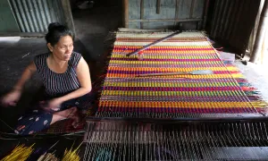 Thu hồi bằng công nhận làng nghề dệt chiếu An Phước